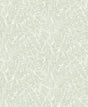 Lush abstract wallpaper in celadon green with an allover geometric brushstroke pattern.