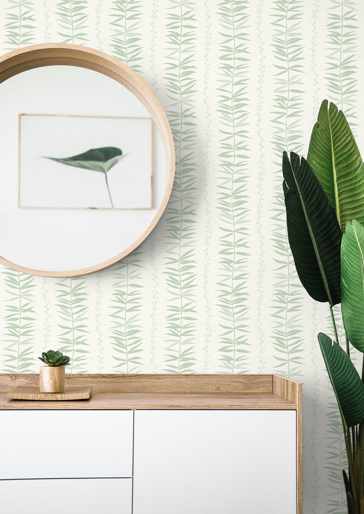 Summer Garland Forest by The Simple Life Botanical Wallpaper – Seabrook Designs SL80504