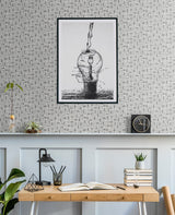Pip Geo Salt And Pepper by The Simple Life Geometric Wallpaper – Seabrook Designs SL80600