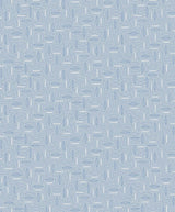 Pip Geo geometric wallpaper in Crystal blue with matte finish