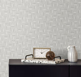 Pip Geo Heather by The Simple Life Geometric Wallpaper – Seabrook Designs SL80608