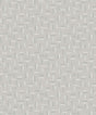 Heather grey geometric wallpaper with scattered oval motifs in a matte finish
