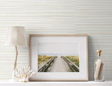 Calm Seas Fog by The Simple Life Striped Wallpaper – Seabrook Designs SL80903