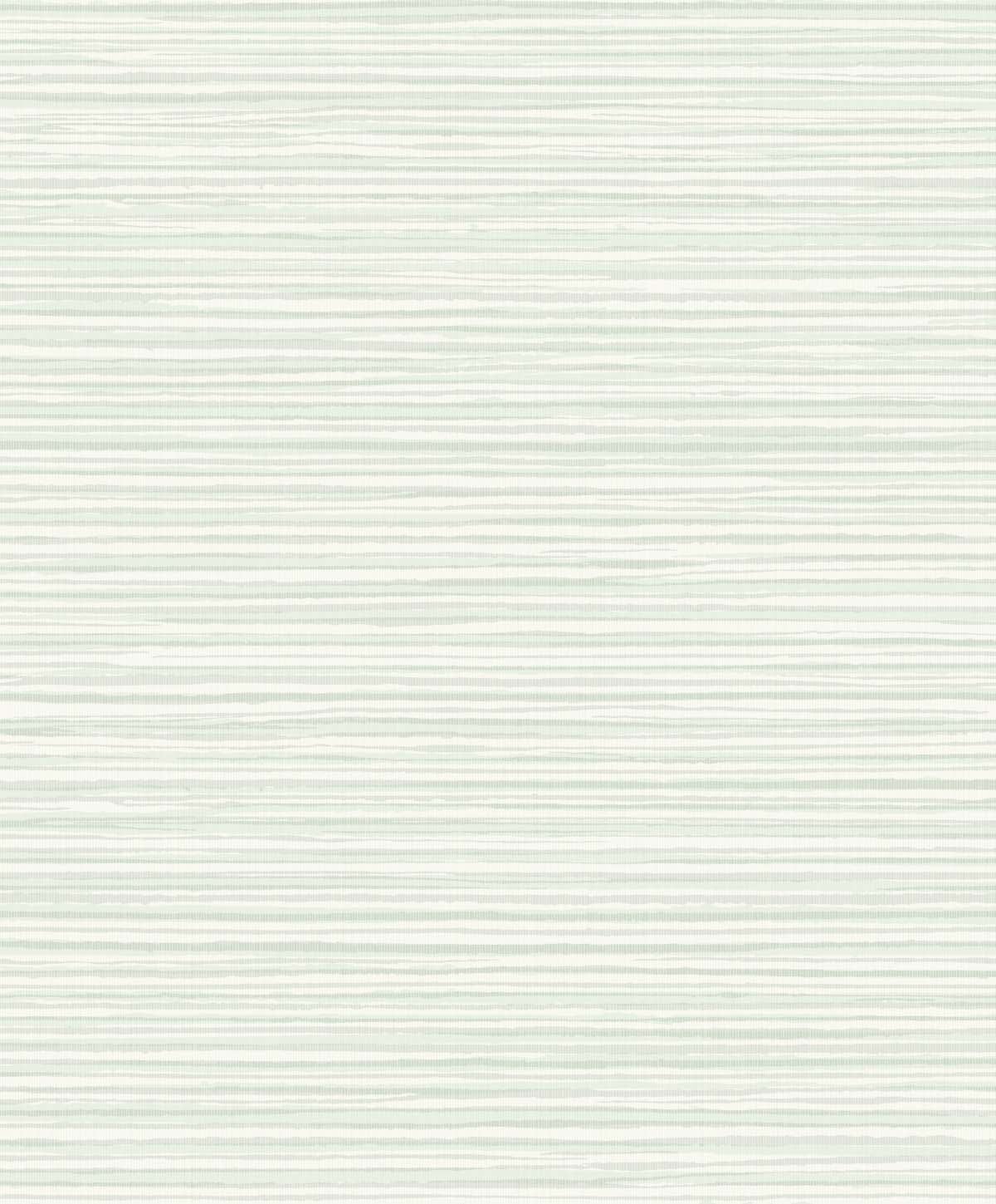 Calm Seas wallpaper in Aloe green with subtle horizontal stripes