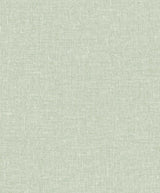 Soft Linen wallpaper in Sage with a subtle woven linen texture