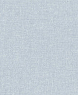 Soft Linen “Midwinter” blue linen-texture wallpaper by Seabrook Designs (SL81132).