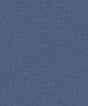 Soft Linen navy matte textured linen-look wallpaper