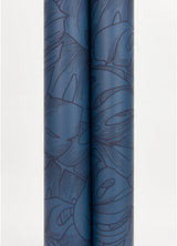 Borneo Indigo Peel & Stick Wallpaper with Modern Botanical Leaf Motif - NuWallpaper SLS3978