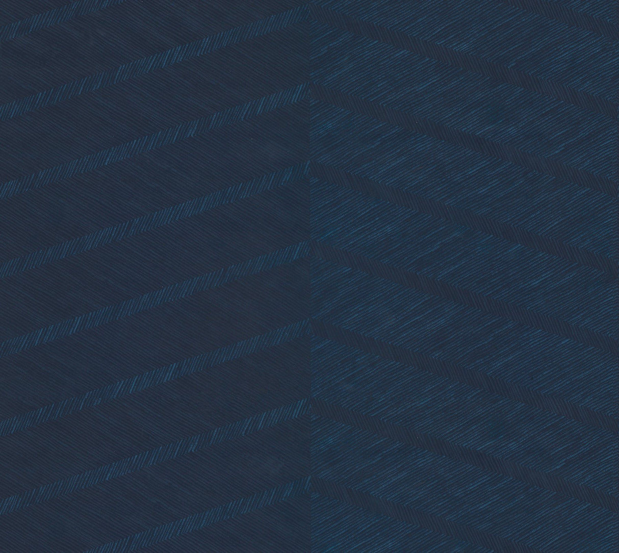 Wayward Indigo Peel & Stick Wallpaper with Modern Chevron Pattern and Raised Ink Texture - Scott Living SLS3979