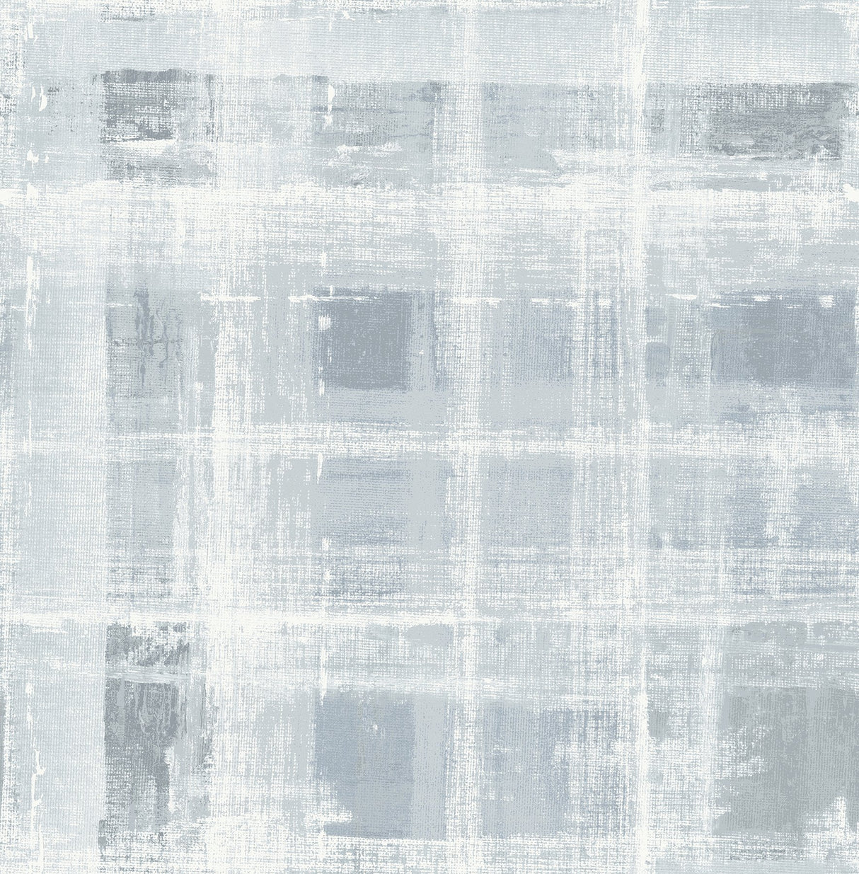 Stuart Blue Peel & Stick Wallpaper with Modern Plaid Pattern - Scott Living SLS4294