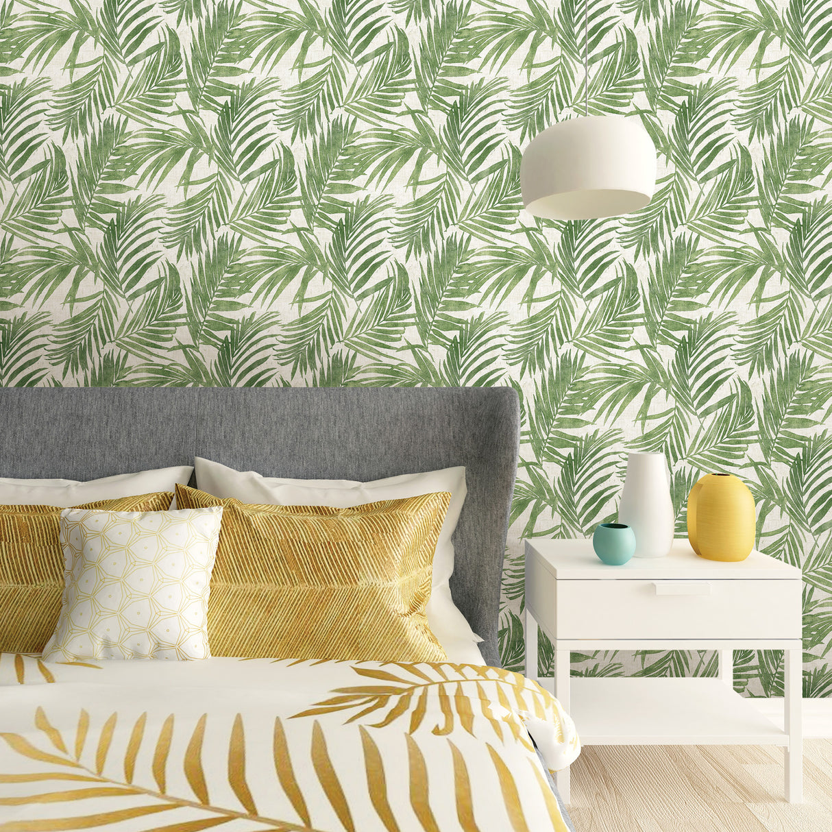 Urban Oasis Peel and Stick Self Adhesive Fully Removable Vinyl Wallpaper Roll, 20.5 in x 18 ft, 30.75 sq ft by NuWallpaper WallPops - SLW3405
