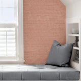 Artisan Weave Spice by NuWallpaper Peel and Stick Self Adhesive Fully Removable Vinyl Wallpaper from the WallPops Collection - SLW3411
