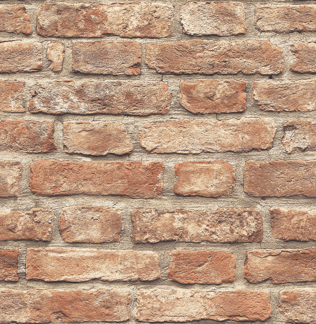 Brick Revival Brick Red Peel and Stick Self Adhesive Wallpaper by NuWallpaper - SLW3418