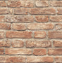 Brick Revival Brick Red Peel and Stick Self Adhesive Wallpaper by NuWallpaper - SLW3418