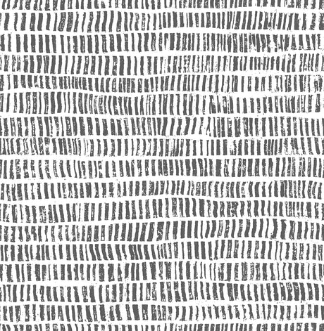 Modern Magic Grey and White Abstract Dash Self Adhesive Peel and Stick Wallpaper by NuWallpaper - SLW3421