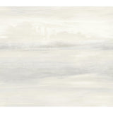 Soothing Mists Scenic White Wallpaper with Tranquil Watercolor Landscape - York SO2430