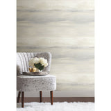 Soothing Mists Scenic White Wallpaper with Tranquil Watercolor Landscape - York SO2430