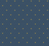 Stella Star Navy Metallic Wallpaper with Celestial Metallic Star Motif - York SP1498