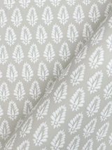 Mehndi Taupe Wallpaper with Petite Botanical Medallion Small Print - York SP1522
