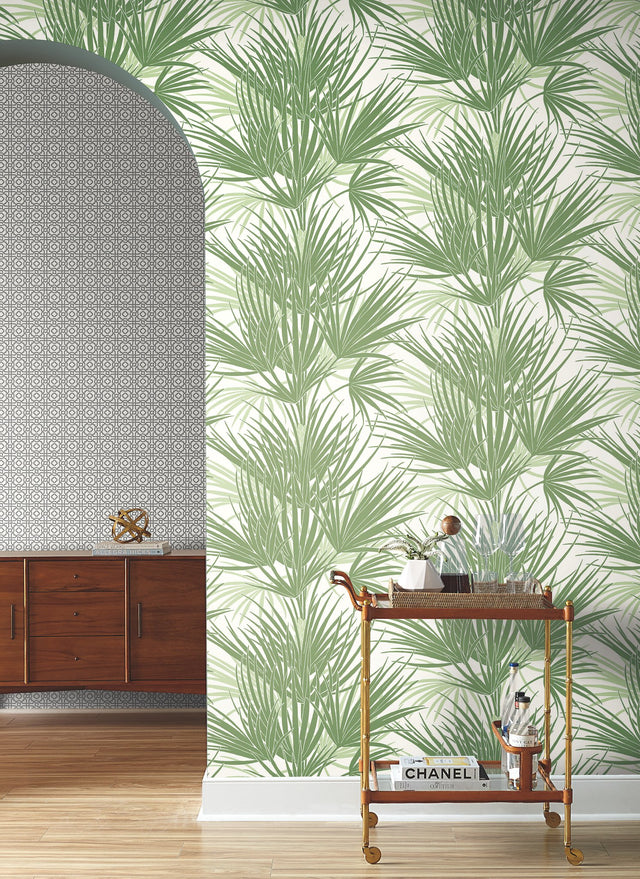 Palmetto Green Wallpaper