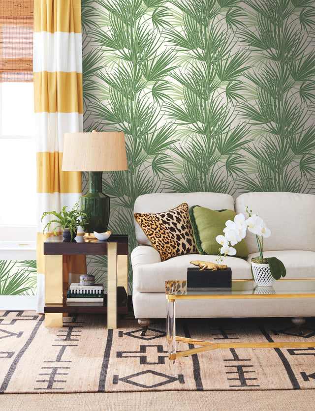 Palmetto Green Wallpaper