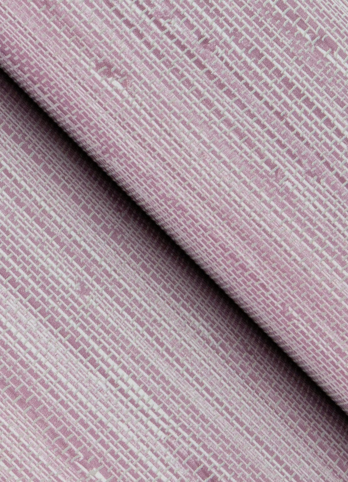 Classic Faux Lilac Grasscloth Peel & Stick Wallpaper with Textured Faux Grasscloth Pattern - Brewster SSS4571