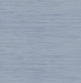 Classic Faux Mineral Blue Grasscloth Peel & Stick Wallpaper, Textured Vinyl, Traditional Abstract Pattern - SSS4572