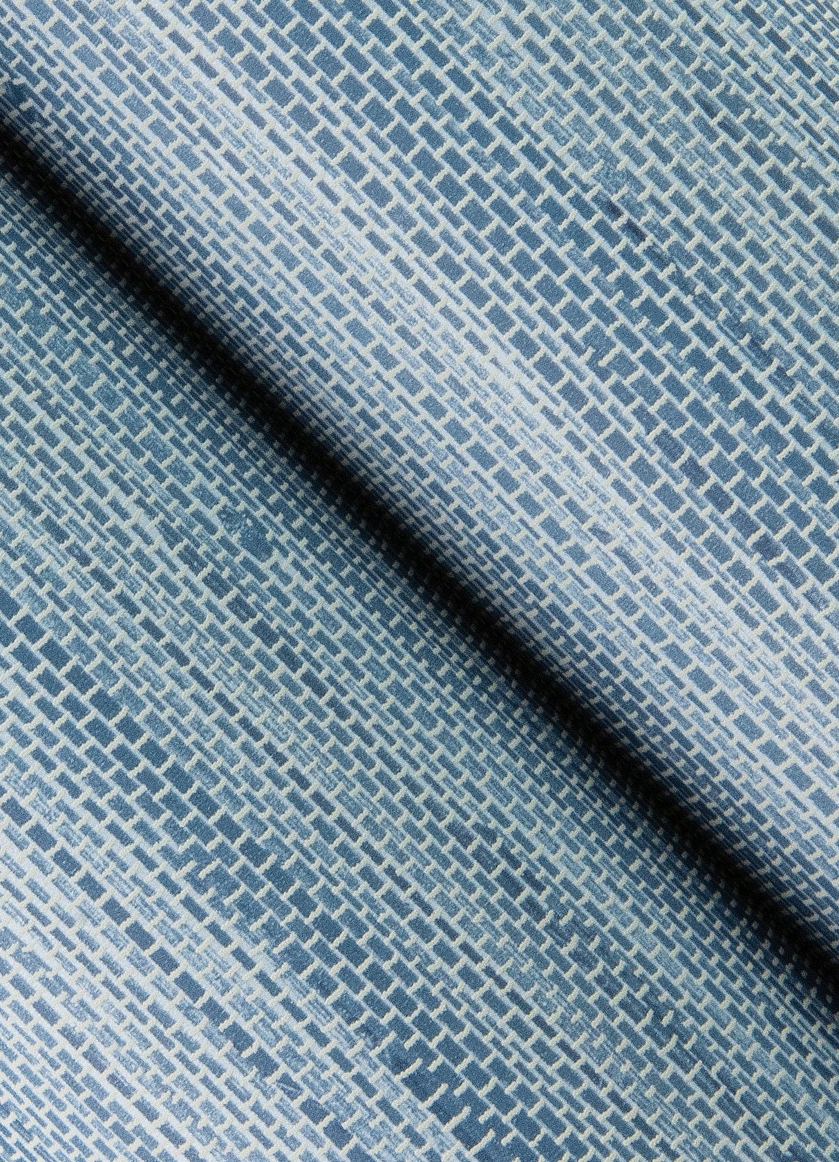 Classic Faux Mineral Blue Grasscloth Peel & Stick Wallpaper, Textured Vinyl, Traditional Abstract Pattern - SSS4572