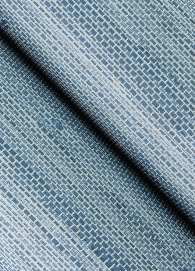 Classic Faux Mineral Blue Grasscloth Peel & Stick Wallpaper, Textured Vinyl, Traditional Abstract Pattern - SSS4572