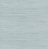 Classic Faux Sky Blue Grasscloth Peel & Stick Wallpaper, Textured Traditional Vinyl - SSS4573