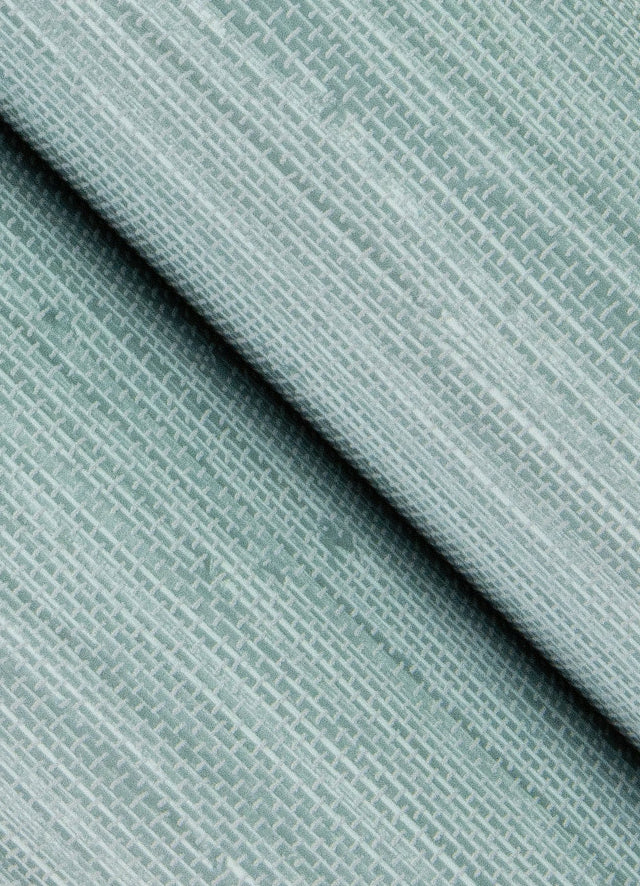 Classic Faux Sky Blue Grasscloth Peel & Stick Wallpaper, Textured Traditional Vinyl - SSS4573