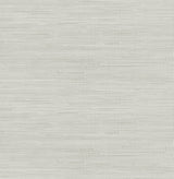 Classic Faux Grey Grasscloth Peel & Stick Wallpaper with Textured Faux Grasscloth Pattern, Traditional Style - SSS4575