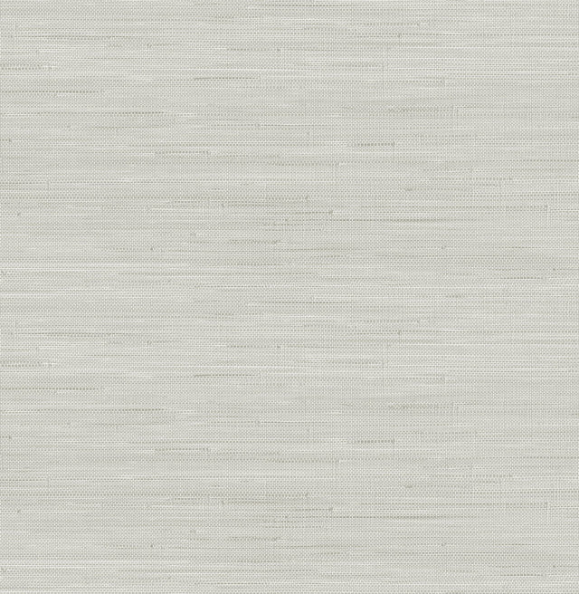 Classic Faux Grey Grasscloth Peel & Stick Wallpaper with Textured Faux Grasscloth Pattern, Traditional Style - SSS4575