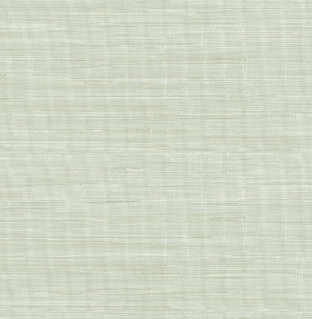 Classic Faux Cucumber Grasscloth Green Textured Peel & Stick Wallpaper with Faux Grasscloth Motif - NuWallpaper SSS6007
