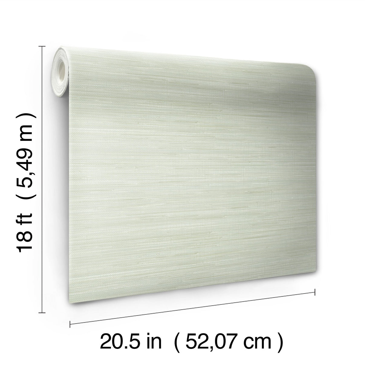 Classic Faux Cucumber Grasscloth Green Textured Peel & Stick Wallpaper with Faux Grasscloth Motif - NuWallpaper SSS6007