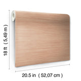 Classic Faux Apricot Grasscloth Peel & Stick Wallpaper with Textured Faux Grasscloth Pattern - NuWallpaper SSS6011