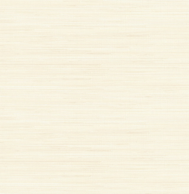 Classic Faux Cashmere Grasscloth Cream Peel & Stick Wallpaper with Textured Faux Grasscloth Pattern - SSS6013