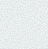 Sea Fern Blue Mist Peel & Stick Wallpaper with Coastal Botanical Leaves Pattern - NuWallpaper SSS6307