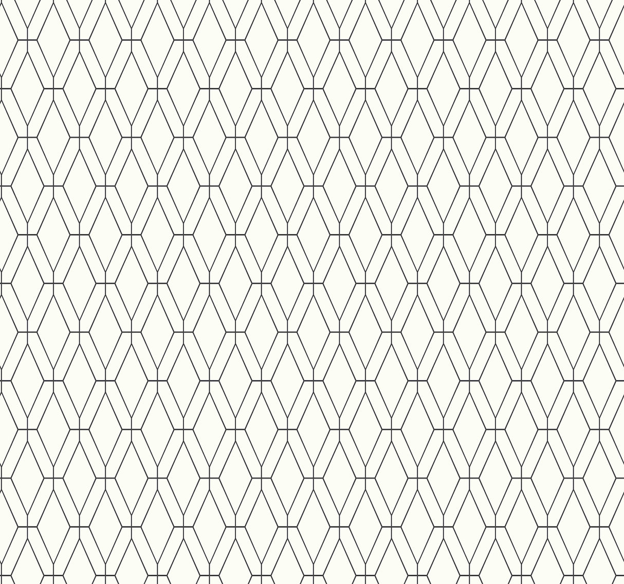 Diamond Lattice Black Wallpaper by Inspired by Color - SW7518