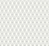 Diamond Lattice Black Wallpaper by Inspired by Color - SW7518