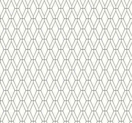 Diamond Lattice Black Wallpaper by Inspired by Color - SW7518