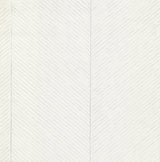 Palm Chevron White & Silver Wallpaper with Textured Palm Leaf Chevron Pattern - York TC2692