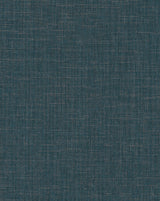 Well Suited Blue Metallic Wallpaper with Fabric-Backed Vinyl Texture - York TD1009N
