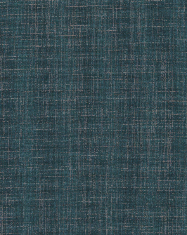 Well Suited Blue Metallic Wallpaper with Fabric-Backed Vinyl Texture - York TD1009N