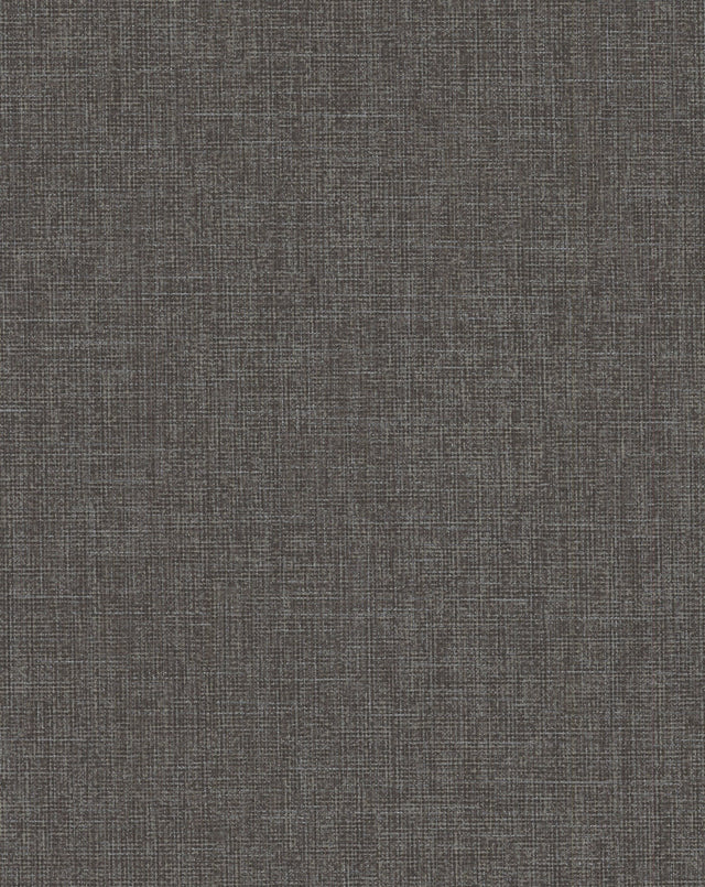 Well Suited Black Textured Fabric-Backed Vinyl Wallpaper - York TD1010N