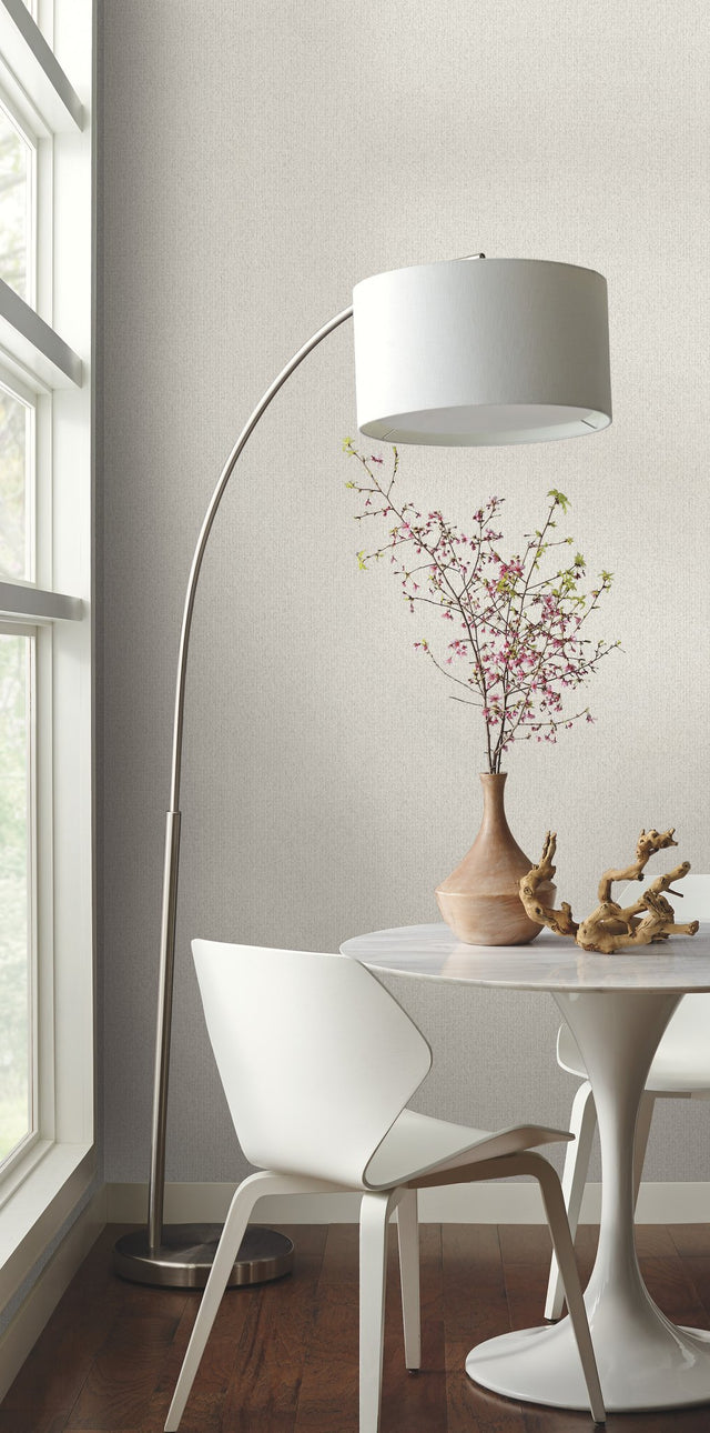 Tiled Hexagons White Wallpaper with Textured Geometric Pattern - York TD1036N