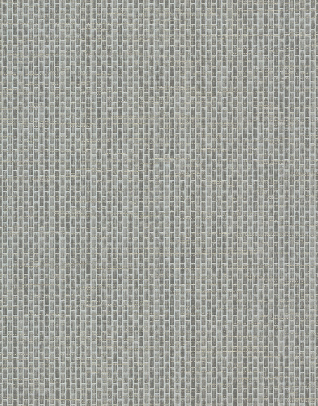 Petite Metro Tile White Wallpaper with Geometric Mini Brick Pattern - York TD1047N