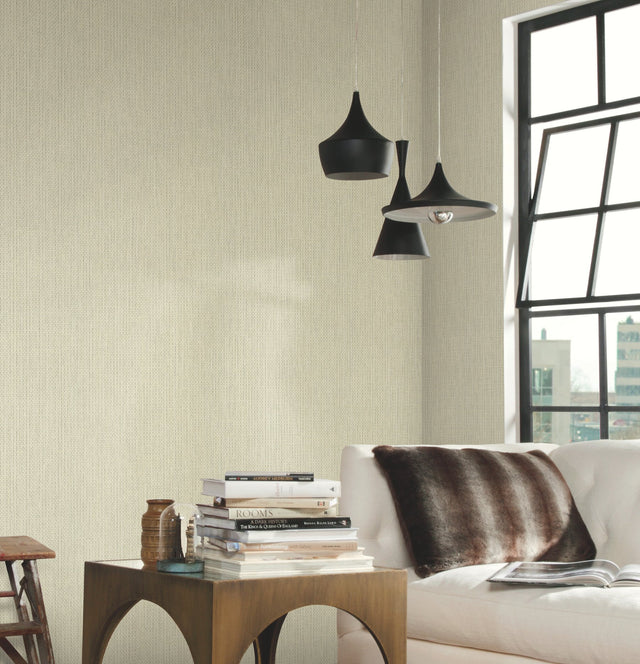 Petite Metro Tile White Geometric Wallpaper - York TD1048N