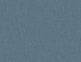 Washed blue tweed faux linen texture wallpaper