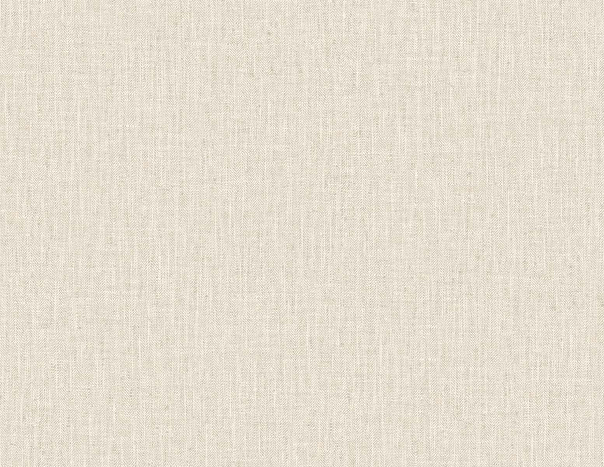 Tweed in Dried Wheat faux linen vinyl wallpaper with subtle woven texture
